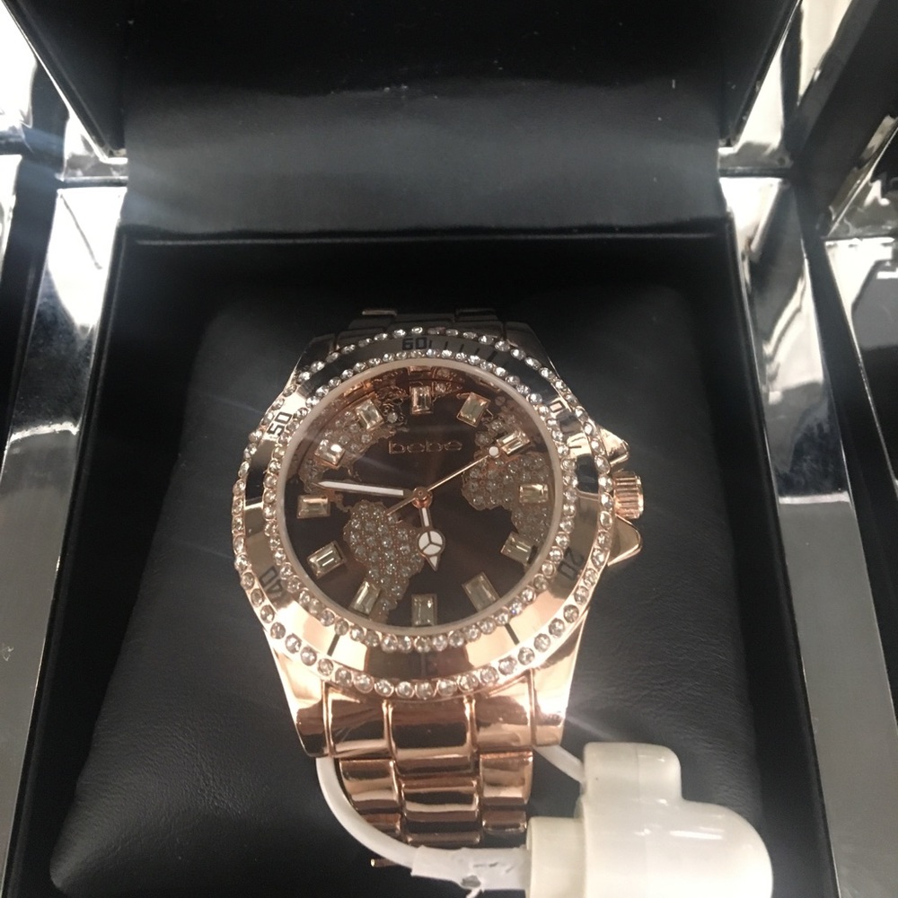 Limited edition Woman’s Bebe gold watch